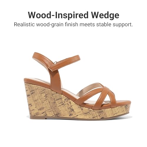 Image of DREAM PAIRS Girls Wedge Sandals Flatform Open Toe Summer Platform Sandals Flower Wedding Party for Little Kid /Big Kid