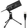 FIFINE USB Mikrofon PC Gaming, Microphone für MAC PS4 PS5, Podcast Mikrofon mit Ständer, Studioqualität Aufnahme…