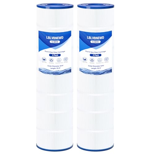LBLVBNEWD CS200 Pool Filter Cartridges Compatible with Jandy CS200 Pleatco PJANCS200 Unicel C-8418 Filbur FC0823 Ultral-B9 R0462400 Aladdin 35002 200 Sq. Ft 2 Pack