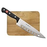 Wusthof Gourmet High Carbon Stainless Steel 8 Inch Vegetable Knife with Wusthof Bar Board