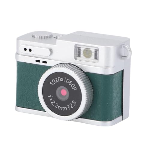 Caméscope porte-clés rétro compact 1080P vert avec transfert USB direct - 5