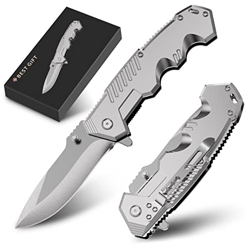 Tgood Folding Pocket Knife Gifts For Dad Men Him Grandpa From Daughter And Son - Birthday Gifts For Husband Boyfriend, Personalized Knife With Clip For Edc Outdoor Camping Hunting, Tactical, Survival #TOP6