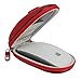Hermitshell Hard EVA Storage Carrying Case Bag for Apple Magic Mouse (I and II 2nd Gen) and Carabiner (Red)