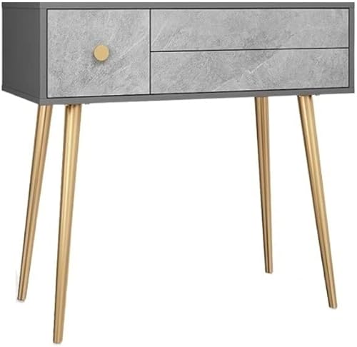 VIORED Juego de tocador rectangular multifuncional simple mesa de maquillaje espejo de iluminación táctil vertical con cajón tocador de dormitorio