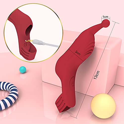 Hisecret バイブ 潮吹きバイブ 新技術指型ローター クリトリス 潮吹きローター クリ責め クリ刺激 10種振動モード 指サック 防水 usb充電式 シリコン素材 大人のおもちゃ - 画像5