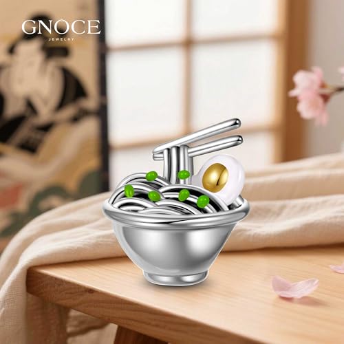Image of GNOCE Food Themed Charm Beads Fit Charm Bracelet Necklace for Women