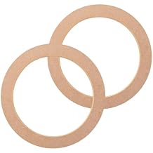 Universal 6.5 Speaker Spacer 26.5 Wooden MDF Rings for Cars/Boats/Trucks/RV