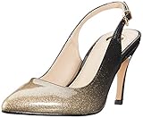 gabor pumps gold glitter  Buffalo Damen ALVA Slingback Pumps, Mehrfarbig (Black/Gold 000), 40 EU