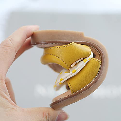 Toddler Girl Sandals Soft Open Toe Sandals for Kids Little Girl Cute Bow Flats Dress Sandals Summer Shoes4