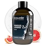 2-in-1 Body Wash Men & Shampoo Men - Sport Formula, Natural Body Wash & Hair Cleanser, 97.5% Natural Ingredients, Vegan, Refreshing & Hydrating for Active Lifestyles, 20.3 Fl Oz
