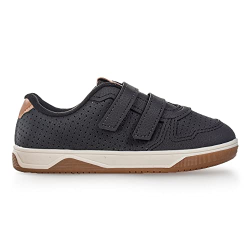 Molekinho Casual, Sapato Bebê Meninos, Preto (Camel), 20