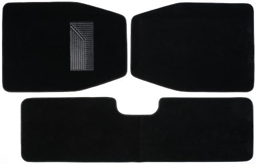 Luxury Driver 44030 SUV Black Carpet Floor Mat Set - 3 Piece
