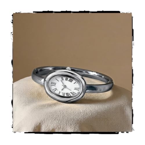 Image of Shocknshop Elegant Oval Roman Dial Women Quartz Fashion Bracelet Strap Ladies Wrist Watch for Woman and Girls -WCH197