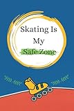  Skating Notebook: Skating Shoes Wide Ruled Lined Notebook 120 Pages 6*9 Inches