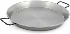 Garcima La Ideal Panela profissional de aço polido, 38 cm, para placas de cerâmica, indução e AGA