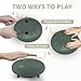 Rain Drum for Outside Garden, 8 Notes 6 Inches Steel Tongue Drum Rain Chime, Chakra Drum for Rain, Rain Drum for Outside Garden When It Rains (Porcelain)