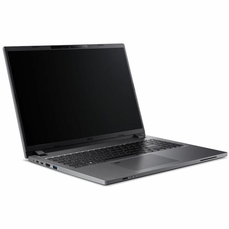 Image of Acer TravelMate P2 16 TMP216-51T-G2 TMP216-51T-G2-57NG 16 inch Touchscreen Notebook - WUXGA - 60 Hz - Intel Core 5 120U - 16 GB - 512 GB SSD - English Keyboard - Iron