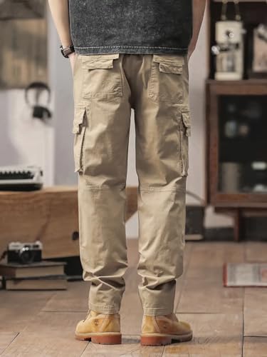 Image of TAGAS Men's Cotton Cargo Pants | Men Cargo Jogger Pant | Slim Fit Track Pants with Side Pockets | Stylish Streetwear Lower for Gym, Casual & Travel