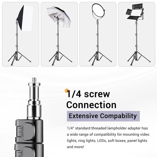 Victiv 88" Tall Tripod for iPhone, Phone Tripods with Gooseneck & Remote and Mobile Phone Stand, Flexible Overhead Tripod iPhone Stand for Filming, Aluminum Tripods for Smartphone/Camera/Ring Light - Image 7