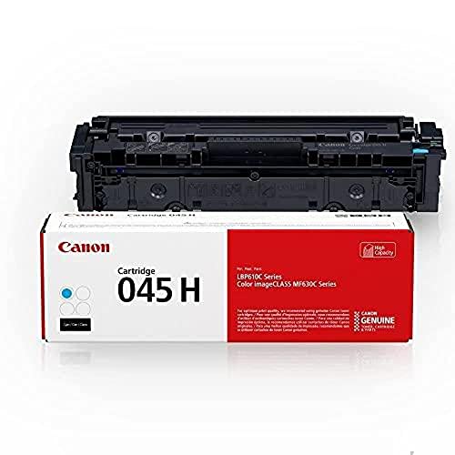 Canon Genuine Toner, Cartridge 045 Cyan, High Capacity (1245C001), 1