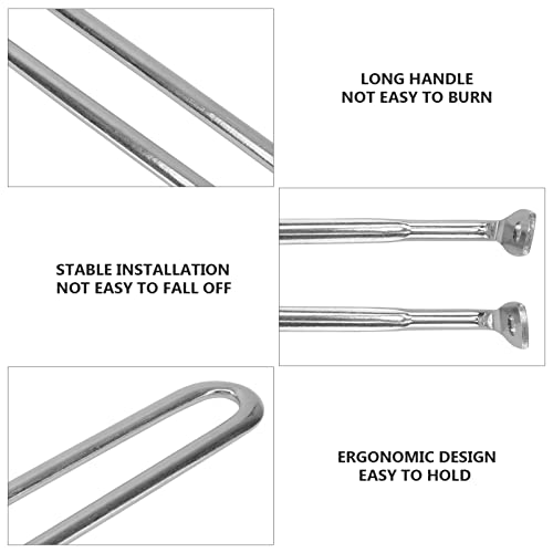 Angoily 4 Pcs Pote Punhos Substituição Panela Punho Aperto Substituição Fritar Alça Hidráulico Isola