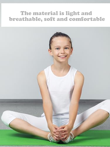 Image of Geyoga 6 Pieces Girls Dance Tank Top Sleeveless Cami Racerback Crop Camisole Outfit for Ballet Athletic