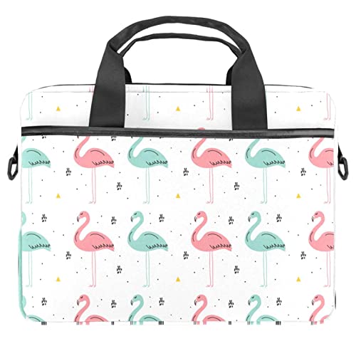 Sacoche ordinateur 13 pouces à motif flamant pour le bureau