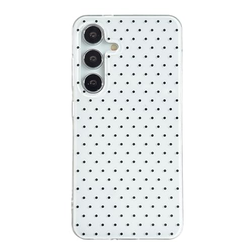 Coque Samsung Galaxy S24 fine en TPU, protection robuste et esthétique brillant à pois