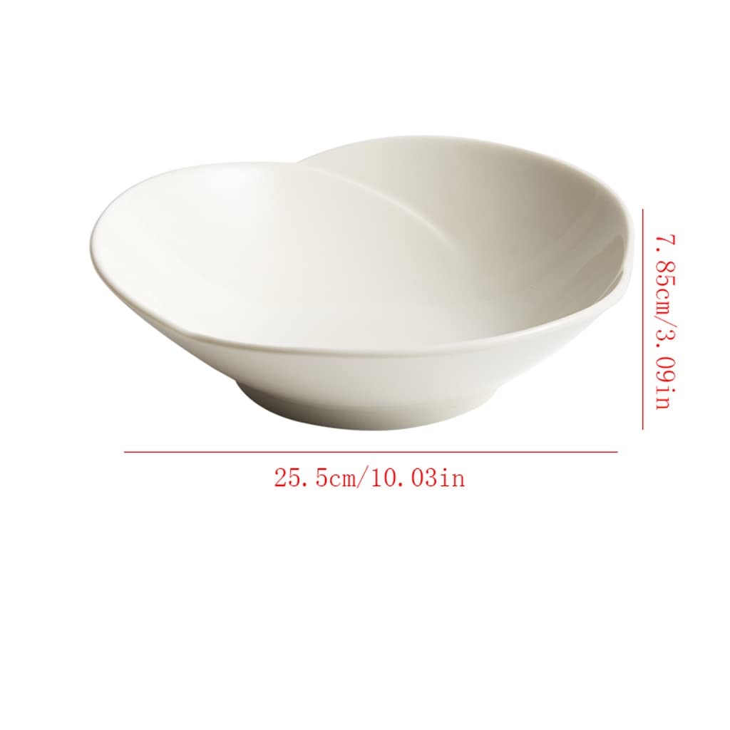 Talerz obiadowy talerze talerz do serwowania taca kreatywna biała ceramiczna warzywo gospodarstwo domowe głęboka zupa sałatka hotel zastawa stołowa talerz obiadowy można układać w stos talerze