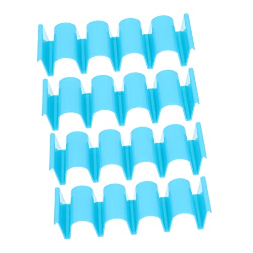 CIYODO 4Pcs Taco Holder Kitchen Pancake Chicken Stand Easy to Clean Plastic Taco Holders for Compact Storage Multi Function Use for and Parties