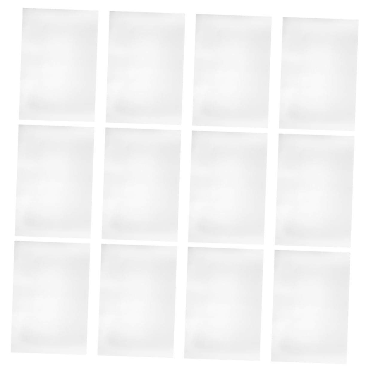 Cabilock 12 Stück A4 Aluminiumplatten Rechteckig aus Aluminium mit Hoher Härte und Vielseitigem Design zum Basteln für Selbstgemacht Projekte