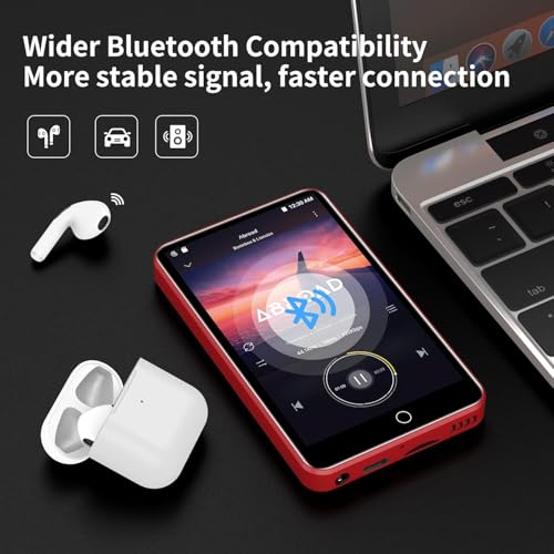 Image of 144GB MP3 Player with Bluetooth and WiFi, 4 inch Full Color Touch Screen MP4 Music Player with Spotify,Pandora,YouTube, Android MP4 Music Player for Kids up to 1TB