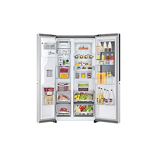 Geladeira Smart Lg Side by Side Instaview Craft Ice Uvnano 598 litros Motor Inverter Gc-x257csh1 - 127v glide