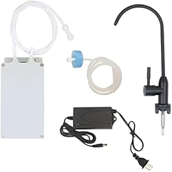 Cocina Fregadero Caravana Grifo con Bomba de Agua 12v Camper dispensador de Agua Camping Fregadero Cocina Caravana Barco electrico Autocaravana (Negro 2.7L)