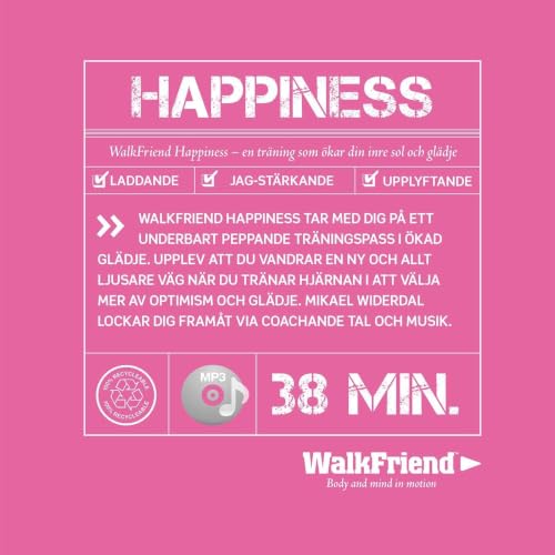 Diseño de la portada del título WalkFriend Happiness