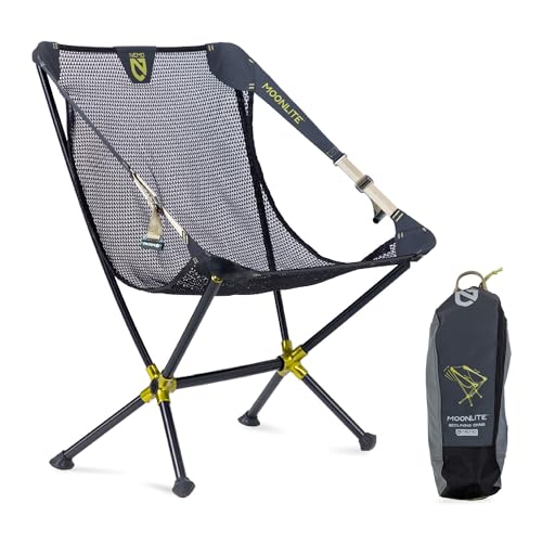 NEMO Equipment Moonlite Reclining Camp Chair - One Size - Black Pearl