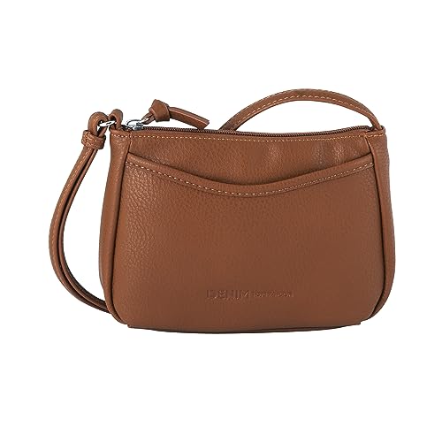 TOM TAILOR Denim Cilia Damen Umhängetasche Crossbody Bag Klein Cognac...