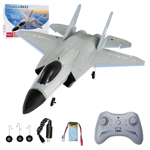 Image of FX9631 RC Plane, 2.4GHz 4CH Brushless Remote Control Airplane 3D 6G Mode Built in Six Axis Gyroscope Aerobatics Culvert Plane, Simulated Stealth Fighter Toy Gift for Teens Adults