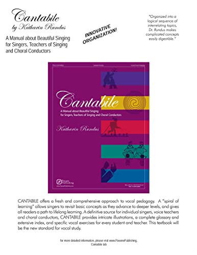 Cantabile - A Manual about Beautiful Singing for Singers, Teachers of Singing and Choral Conductors