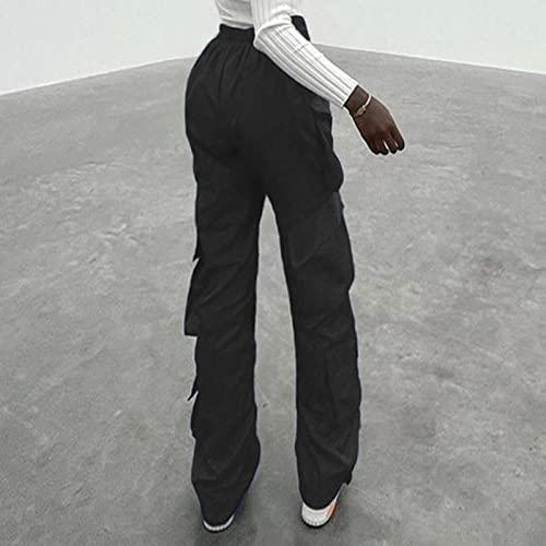 Calças Em Formato de V, Calças Cargo Femininas Confortáveis, Lavagem à Máquina, Cintura Elástica par