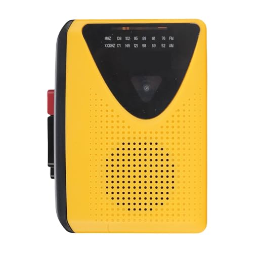 Rejestrator Odtwarzacza Kasetowego, Przenośne AM FM Radio, Wbudowany Mikrofon i Głośnik, Gniazdo Słuchawkowe 3,5 Mm, Kompaktowy Rozmiar Domu, Podróży
