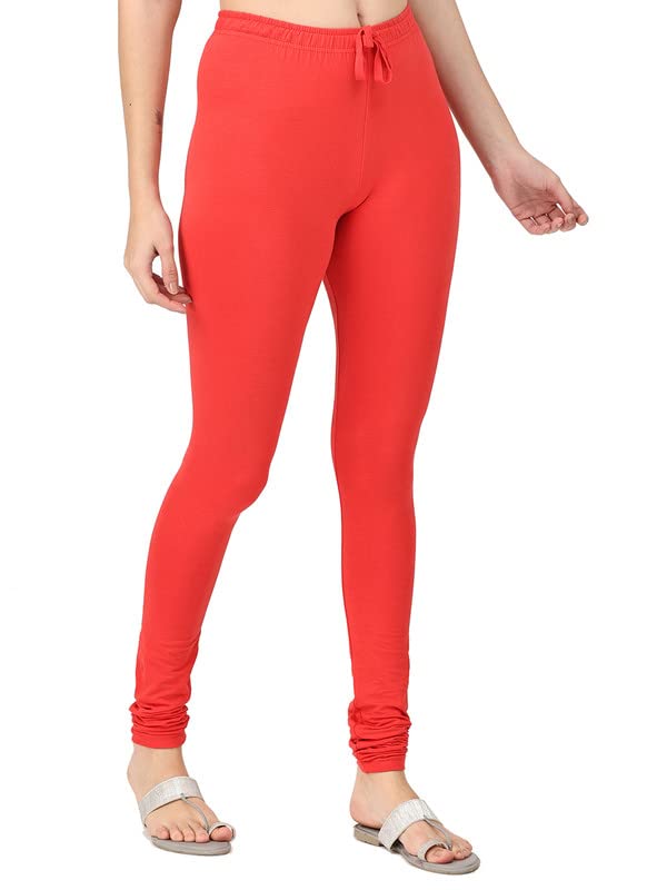 Image of Robinbosky Cotton Churidhar Leggings for Women - Stylish, Stretchable & Flattering Fit for All-Day Comfort