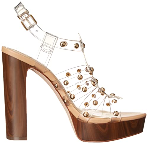 Jessica Simpson Rienne Women's Caged Platform Gladiator Heel Sandal Clear 8 #TOP5