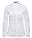 Produktbild Hugo Bluse ETMA mit V-Ausschnitt Farbe Weiss 199 (40)