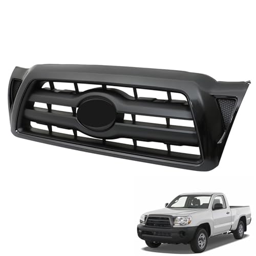 ANTUKO Front Grille Upper Insert Grill Gloosy Black Replacement for Ta-co-ma 2005 2006 2007 2008 2009 2010 2011 Replacement for 5310004350