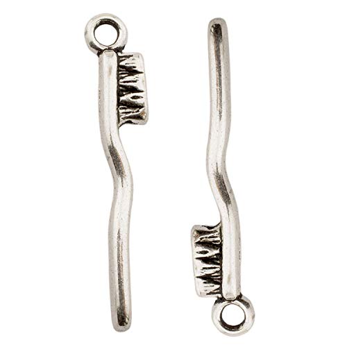 Pendentifs brosse à dents argent antique pour diversifier vos collections de bijoux