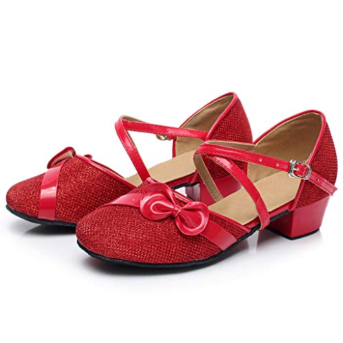 Latijnse dansschoenen voor meisjes en dames, briljant charme, balletschoenen met hak, antislip, elegante… - Image 4