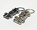 YOYEE F1 Keychain - Metal Miniature Car, F1 merch for Car Enthusiasts and Collectors. formula one Gift for Man and Boys (black)