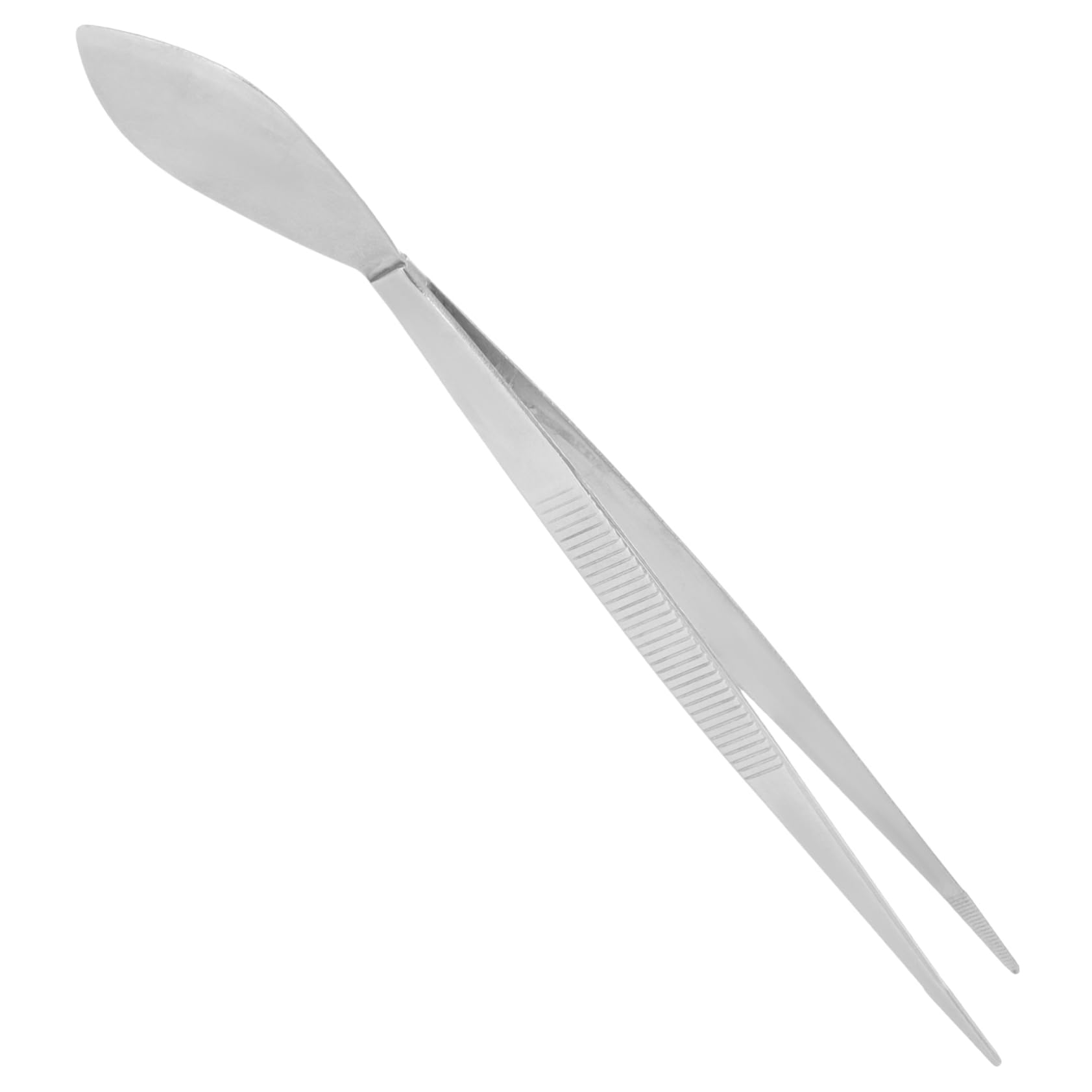 BESTonZON 1pcs Long Tweezers for Bonsai Craft Stainless Steel Plant Tweezer Garden Rake Scraping Tool