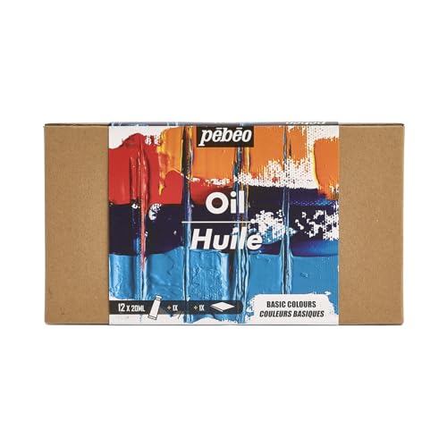 PEBEO - Óleo Studio XL - Set 12 Tubos 20 Ml Colores Básicos +...